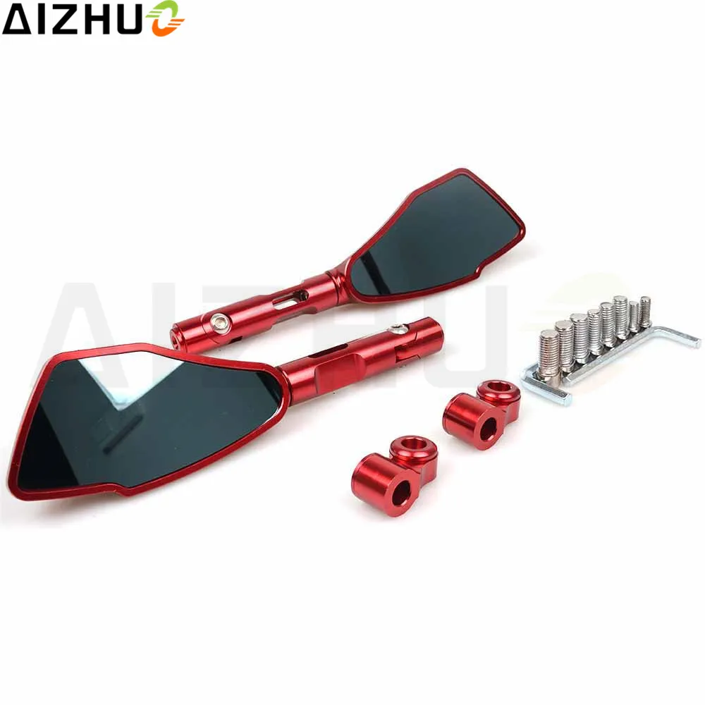 8 мм 10 мотоциклетные зеркала заднего вида CNC алюминиевые универсальные для Yamaha MT03