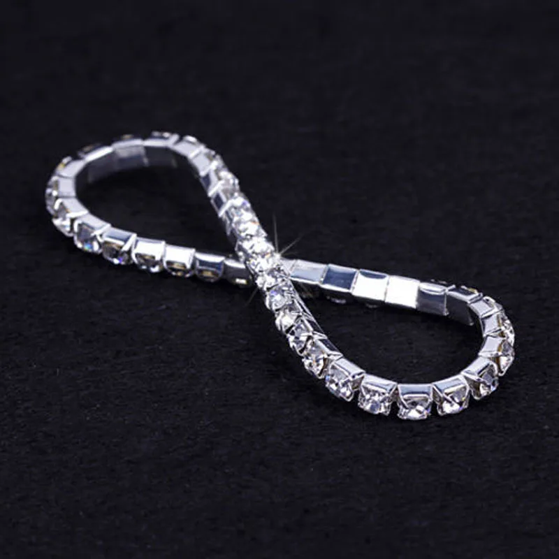 1 ряд браслетов модные свадебные ювелирные изделия для невесты Кристалл Стразы