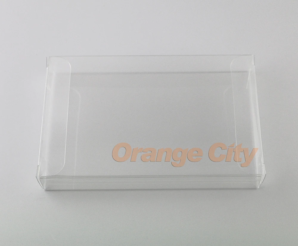 ChengChengDianWan Прозрачный чехол для игрового картриджа SNES защитный игры в CIB