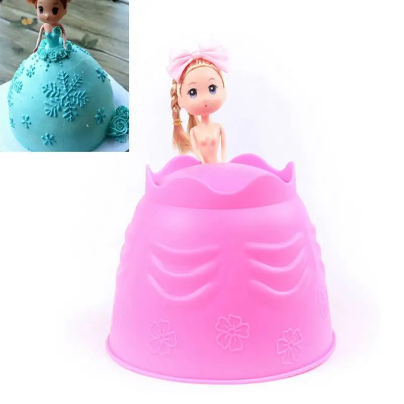

3D Princess Skirt Dress Silicone Cake Pan Wedding Cake Design Tool Baking Decorating Silicone Nonstick Bakeware Free Shipping