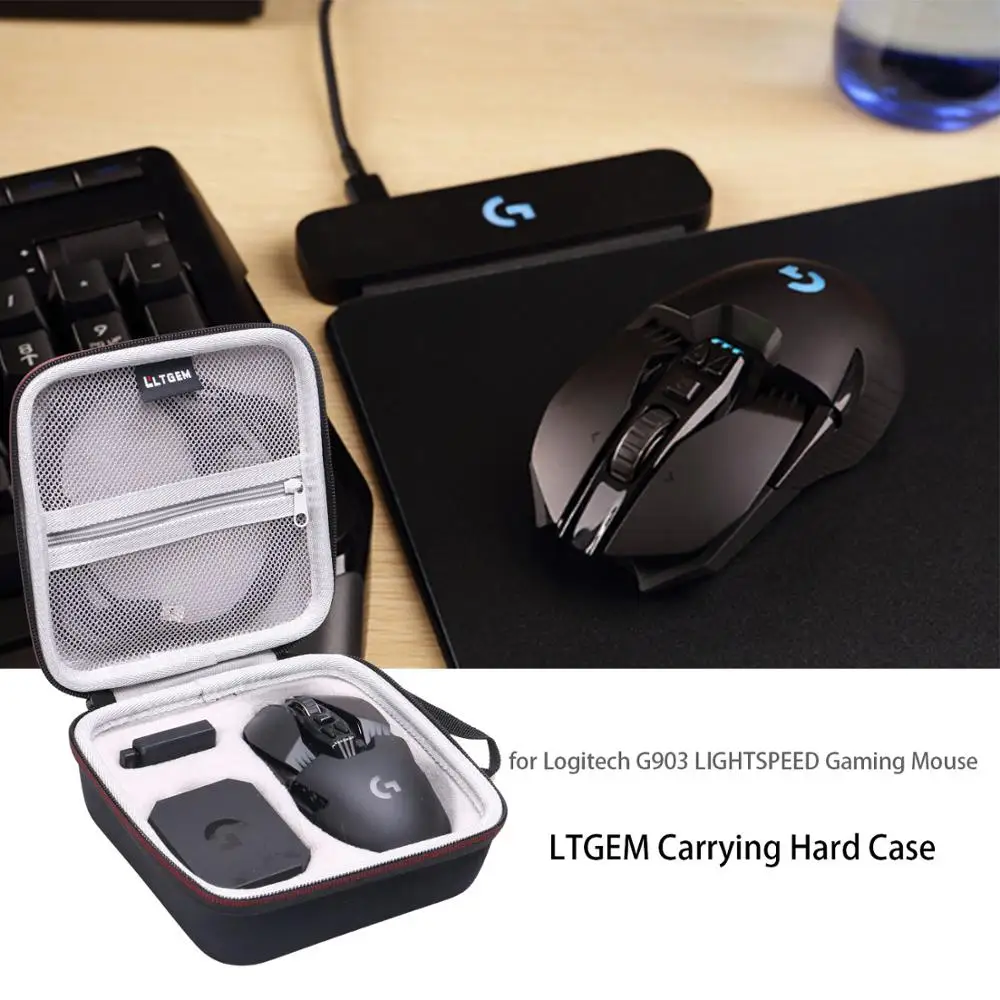Estojo de Transporte para Logitech Resistente para Mouse Ltgem Gamer Logitech – G900 Lightvelocidade Eva G903