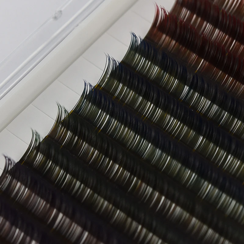 SONG LASHES High Quality Eyelash Extensions False lashes 12 lines per tray eyelashes Color change Gradually