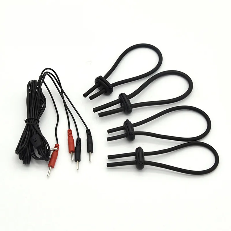 3 модели игрушки с электрошоком Кольца для пениса задержки эякуляции Колечки