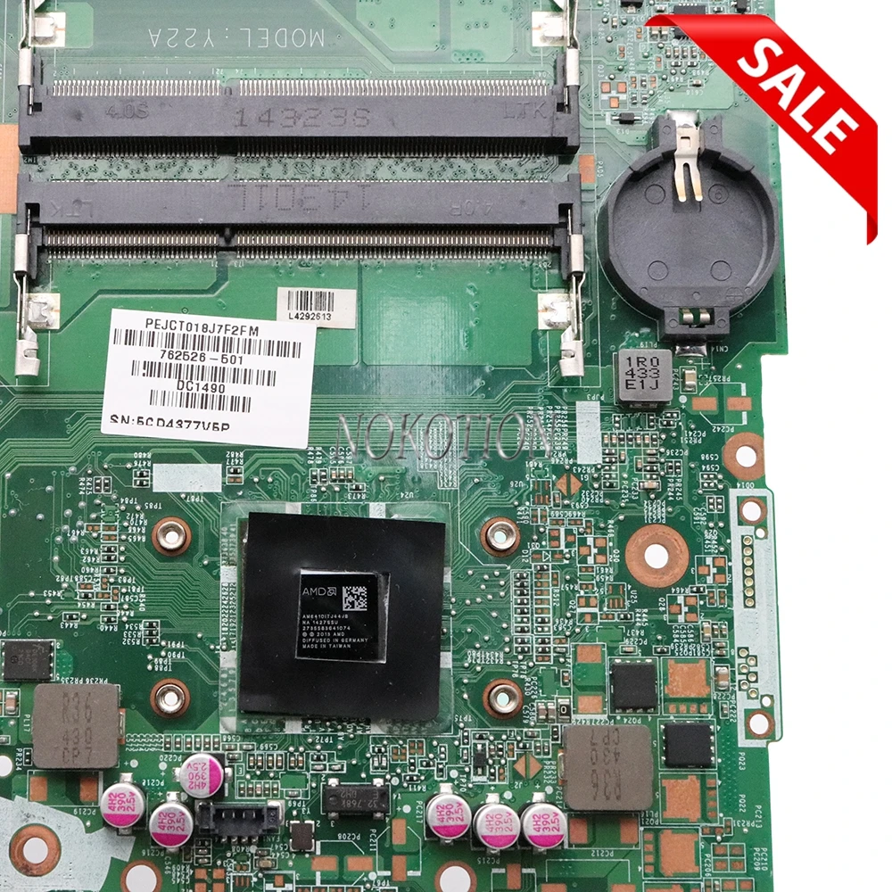 NOKOTION 762526 001 501 DAY22AMB6E0 материнская плата для HP Pavilion 15 P Материнская ноутбука A8 6410