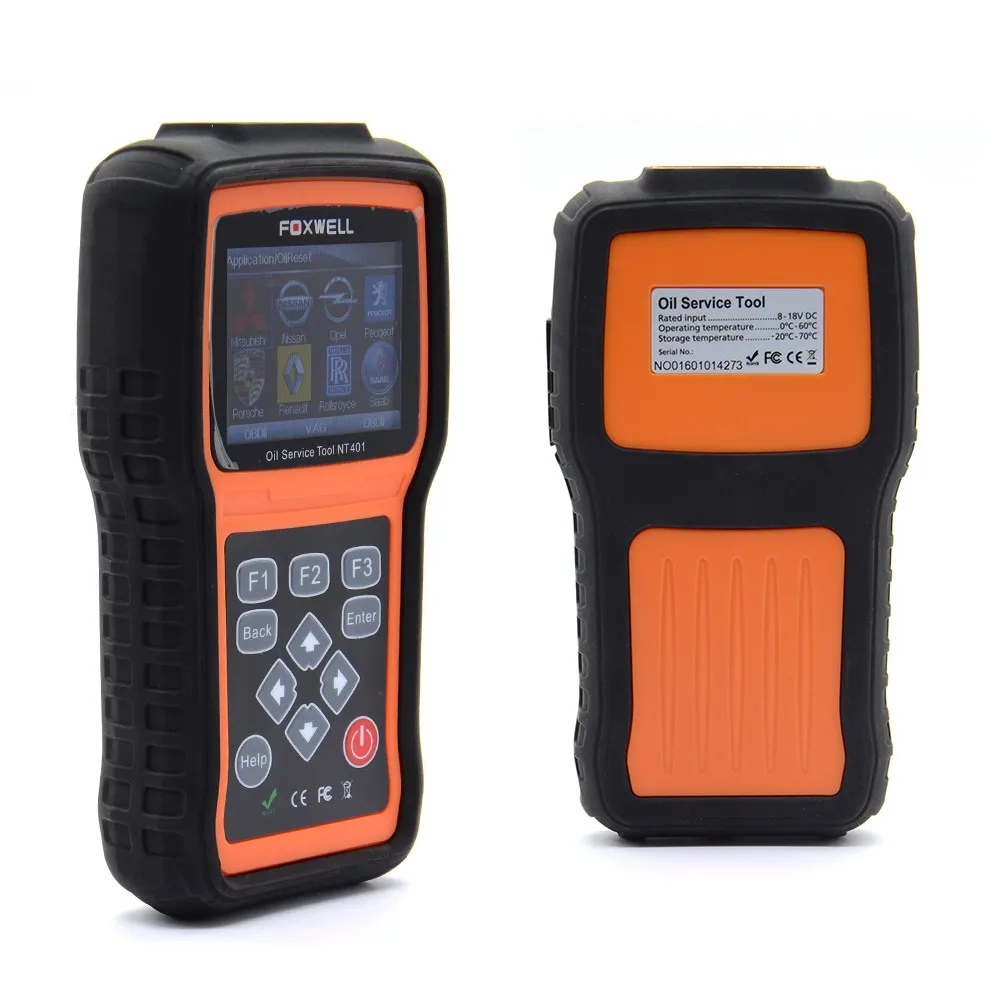 Foxwell NT401 инструмент сброса масла автоматический сканер диагностические инструменты автосканеры автомобильное масло световой СЕРВИС ИНСТРУМЕНТ