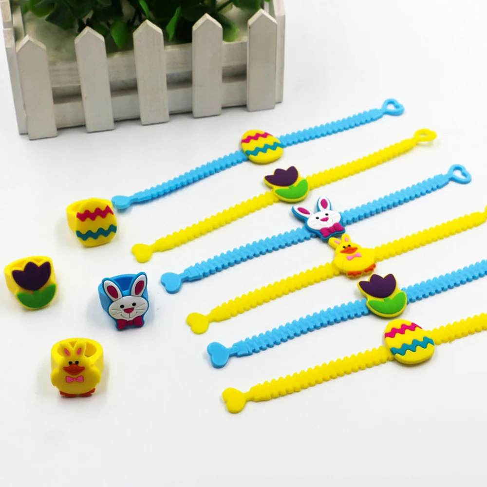 1 шт. Новое поступление модные резиновые детские кольца для девочек Мультяшные