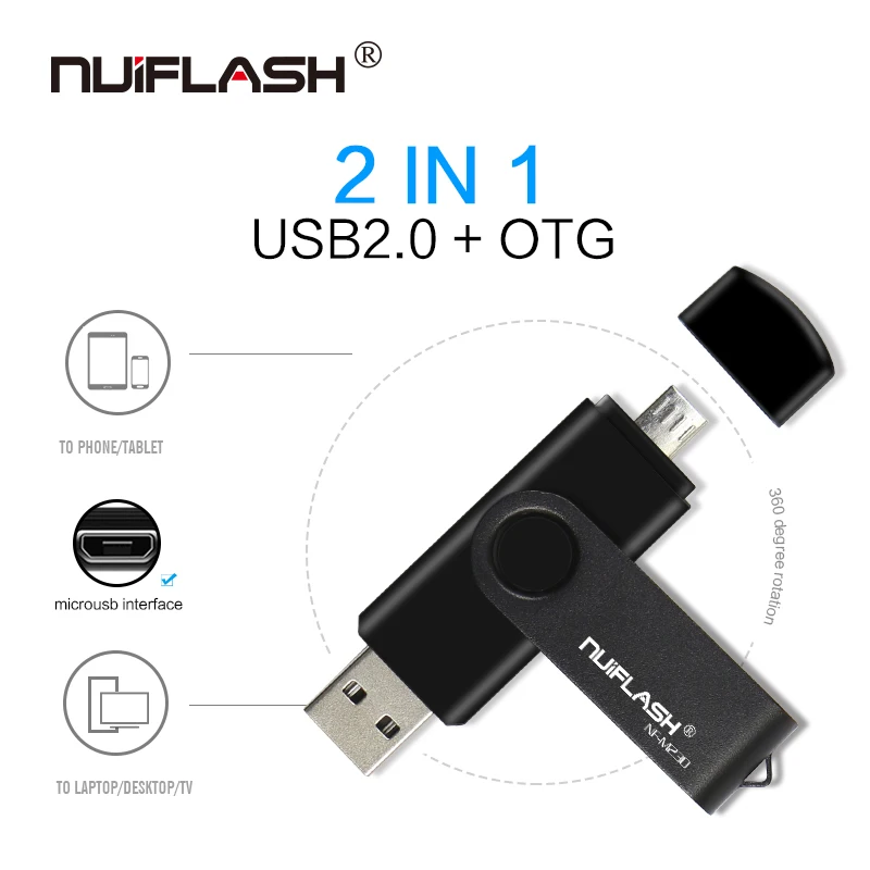 USB-флеш-накопитель Nuiflash для телефона Android объемом 64 ГБ 8 флеш-накопитель 128 32 type c 2.0