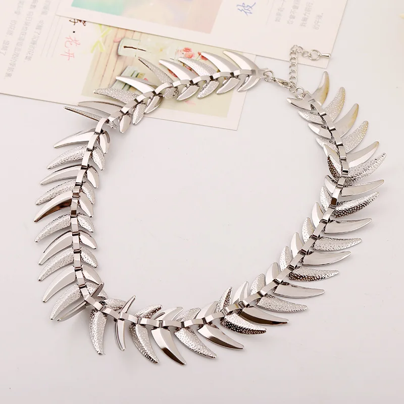 Чокер LZHLQ из металлического сплава Женский модное ожерелье геометрического