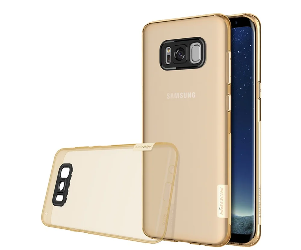 NILLKIN для samsung galaxy s8 plus чехлы телефонов противоскользящая Мягкая тонкая задняя