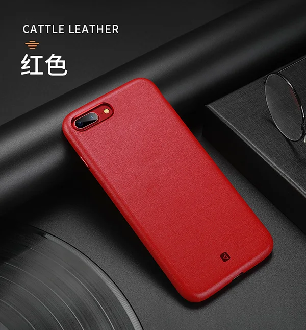 Red Для iphone 7 7 Plus кожаный чехол бренд Duzhi чехол из натуральной кожи для iphone 7 8 противоударный кожаный чехол - Цвет: Red