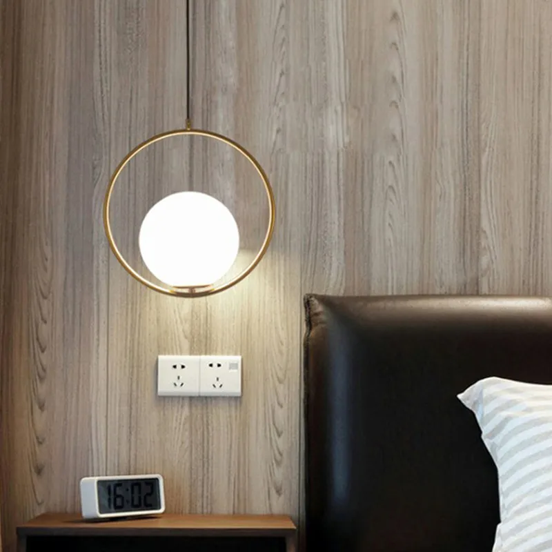 Современный подвесной светильник в скандинавском стиле люстра с круглыми