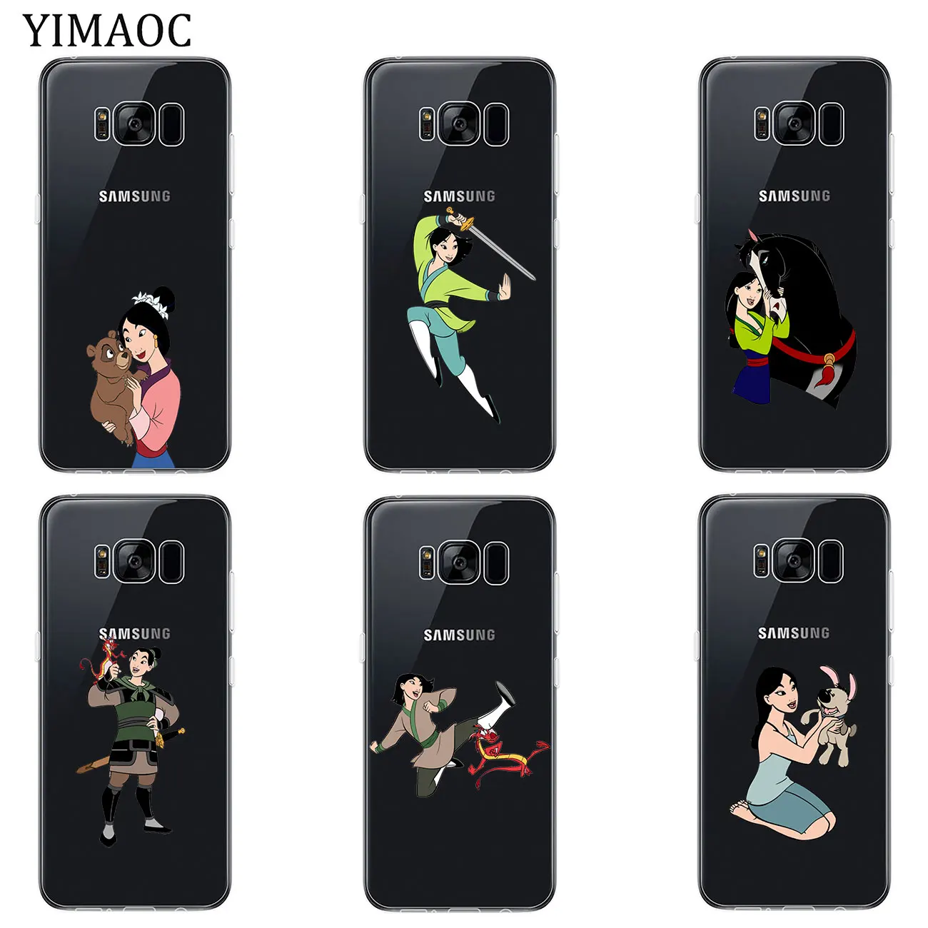 YIMAOC мультфильм Мулан аниме чехлы для мобильного телефона из мягкого силикона с