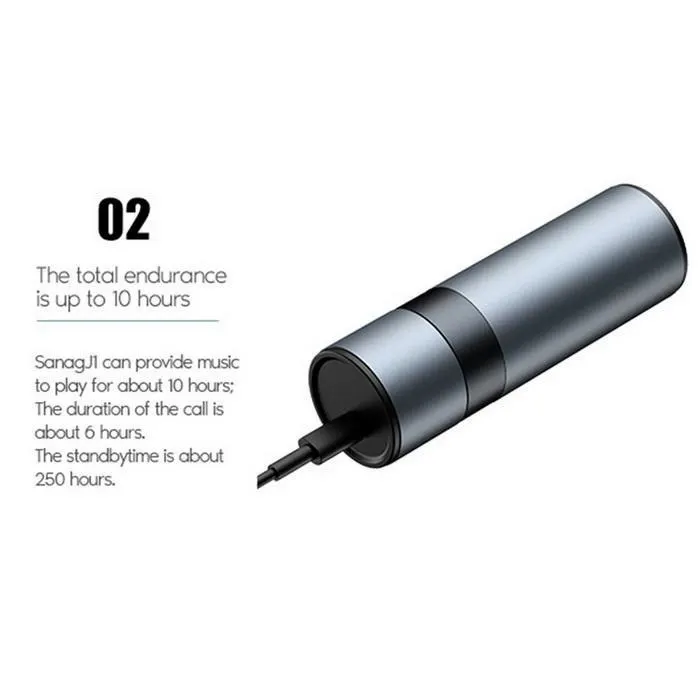 Bluetooth наушники 3D истинные беспроводные стерео с микрофоном Портативный hifi