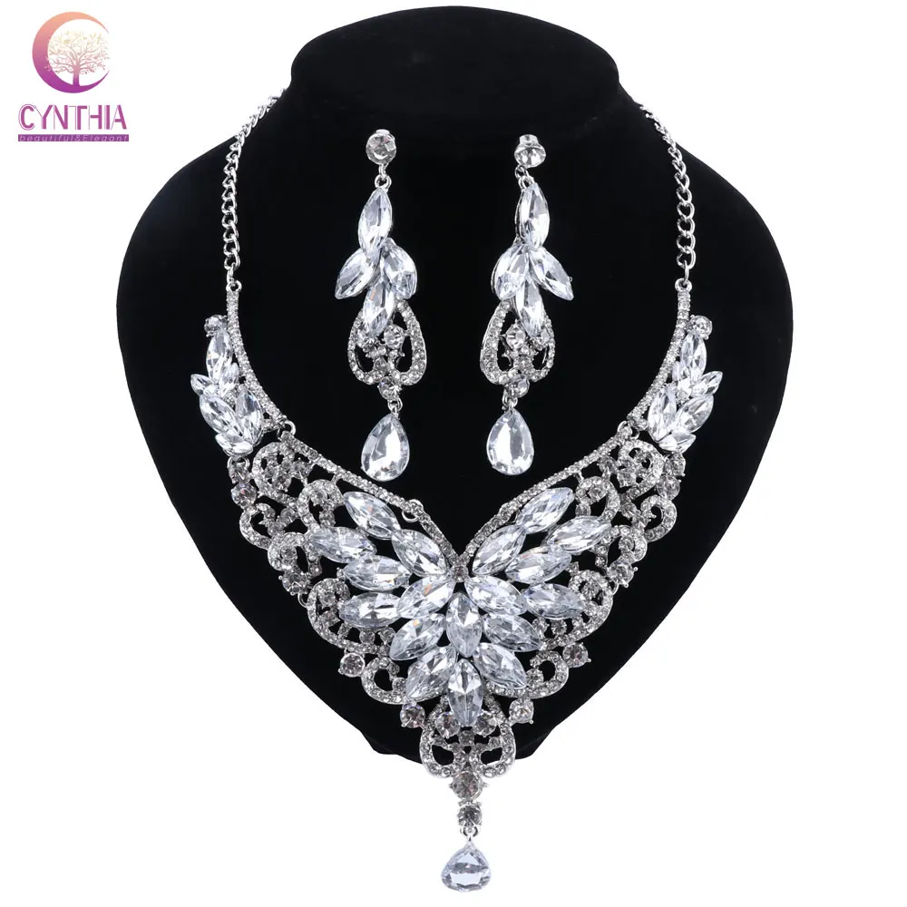 Роскошные индийские свадебные комплекты ювелирных изделий Свадебный костюм