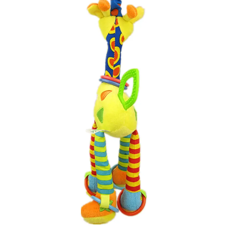 45CM One Piece High Quality Cute Giraffe Baby Stroller Toy Hanging Bed Hung With Rattles Stuffed Toys | Игрушки и хобби