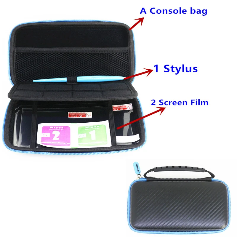 Protective Carrying Case for New Nintendo 2DSXL 2DSLL Hard Shell Travel Bag for New Nintendo 2DS XL/LL New Nintendo 3DS/XL/LL