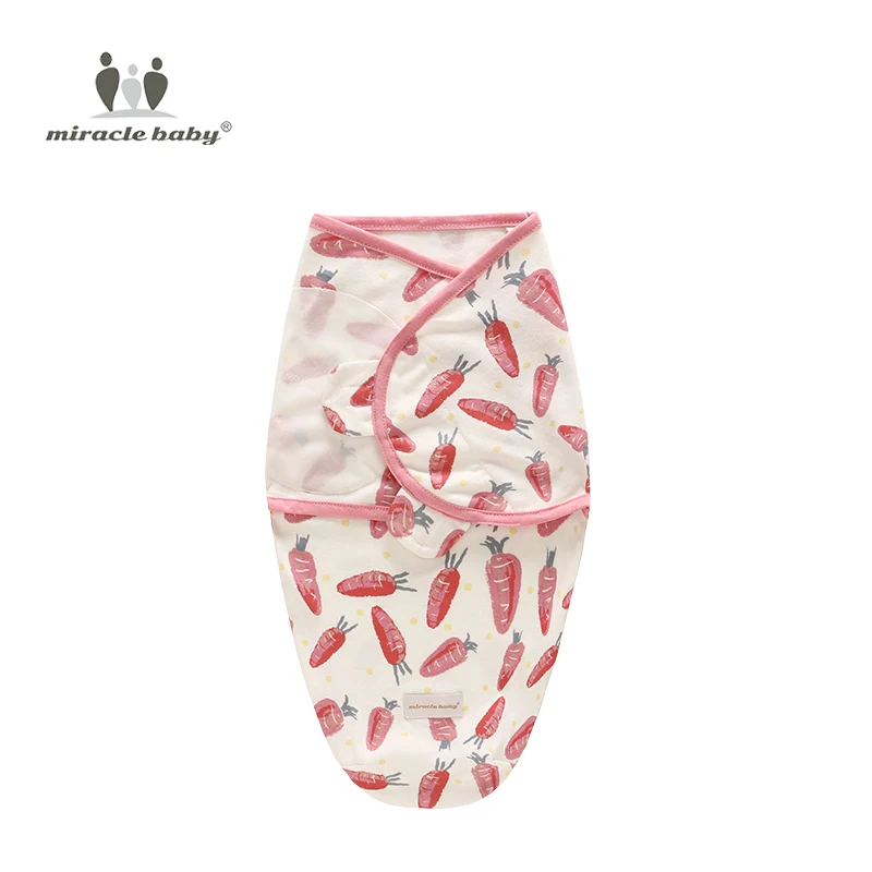 Carrot Set L Комплект из 2 предметов; пеленка для новорожденных+ головной убор; хлопковое детское одеяло; постельные принадлежности; спальный мешок с героями мультфильмов для младенцев 0-6 месяцев - Цвет: Carrot Set L