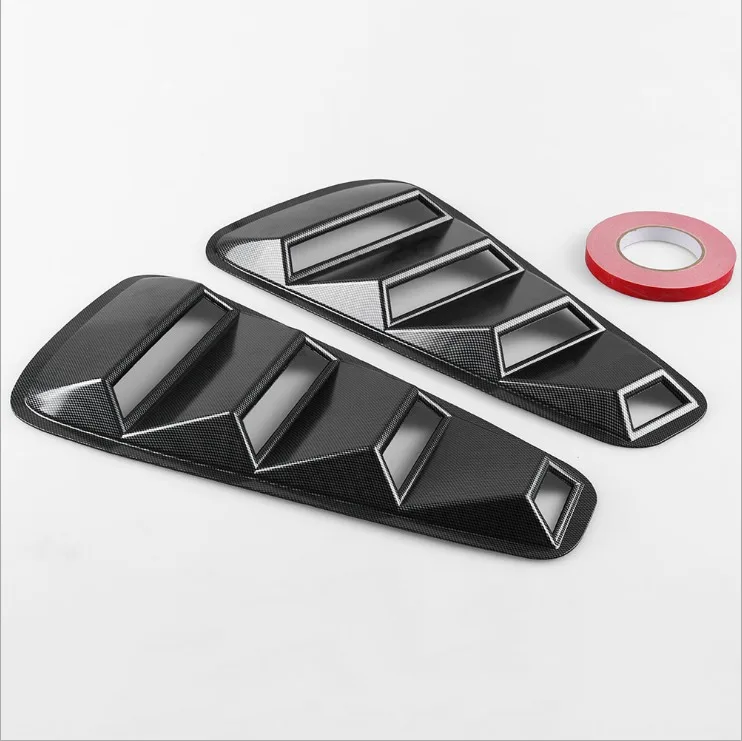 1 пара боковых накладок на окна для 15-18 Ford Mustang Air Vent Стайлинг автомобиля внешняя