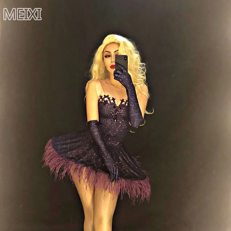 Милый черный комбинезон Monroe без бретелек костюм для вечерние НКИ ночного клуба