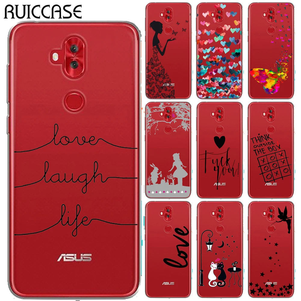 Мягкий чехол из ТПУ для Asus Zenfone 5 Lite ZC600KL Butterfly Tinker Bell силиконовый ZC600KL|Бамперы| |