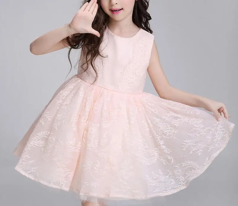 Высококачественное летнее платье из белого тюля для девочек детское праздничное