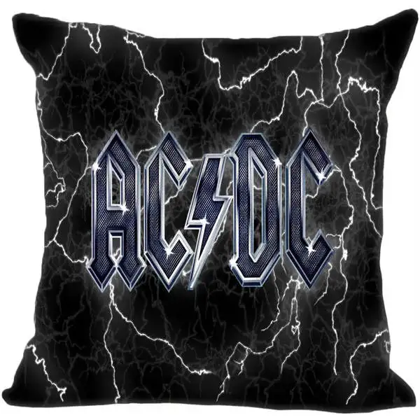 Square Pillowcases Декоративная Наволочка на заказ, музыкальная лента, Acdc стиль, квадратная Наволочка на молнии, 35X35,40x40,45x45 см(одна сторона), 180516-54 - Цвет: Square Pillowcases