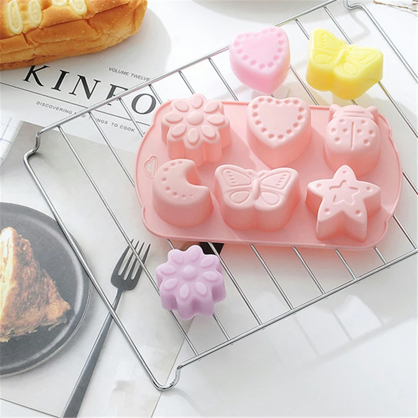 

Silicone pudding jelly Cake Bakeware Fondant Cupcake Decorating Cake mold Cookies Muffin chocolate Tools Kitchen baking tools