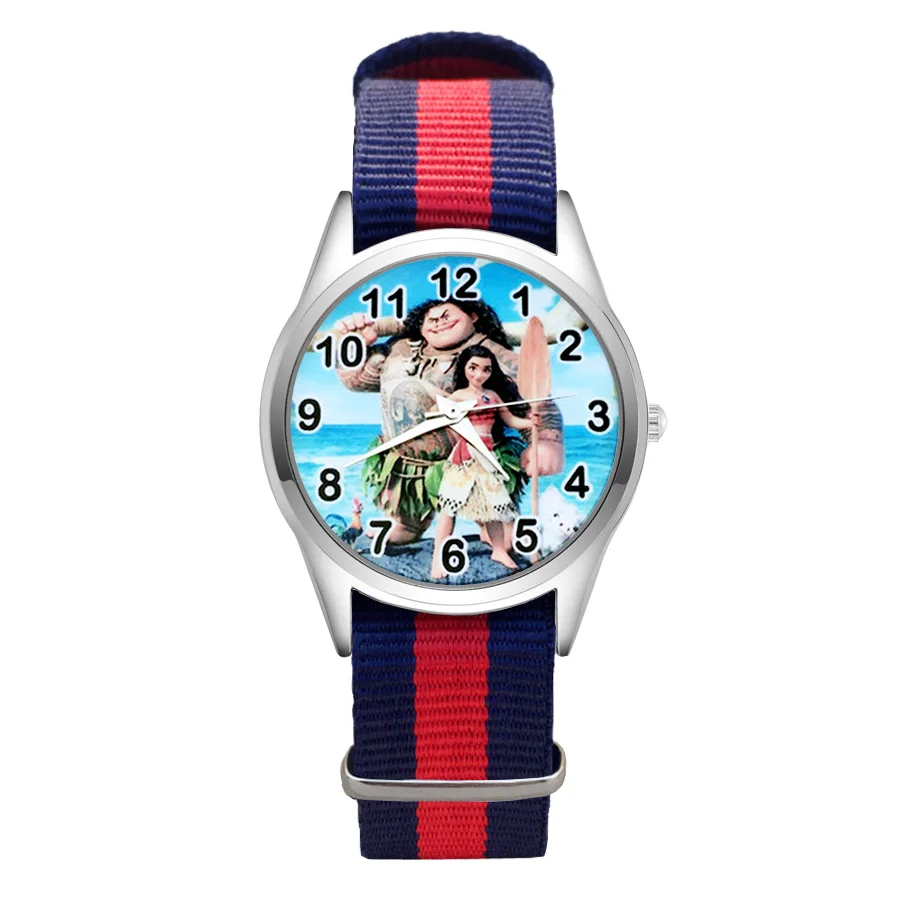 Модные часы в стиле мультфильма Моана женские для девочек студентов мальчиков
