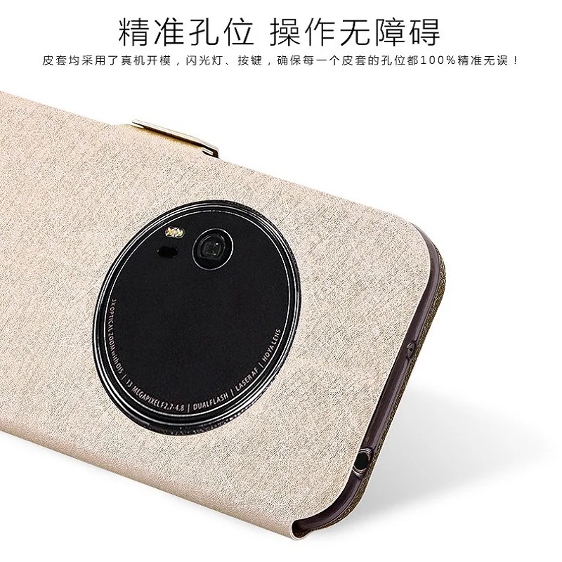 Чехол для ASUS Zenfone Zoom ZX551ML чехол с откидной крышкой и окошком сотового телефона FHD 5