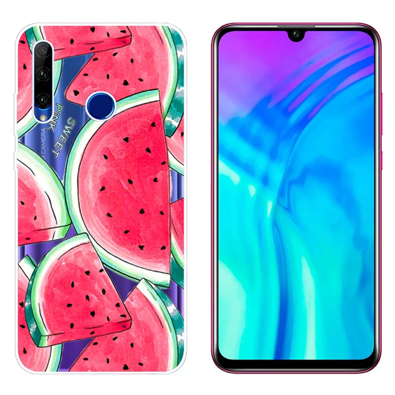 Чехол для Huawei Honor 20 Lite мягкий силиконовый прозрачный защитный чехол телефона |
