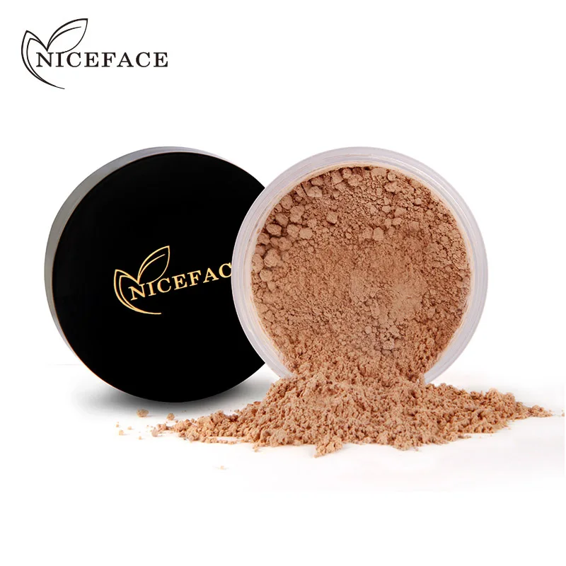 Niceface 5 цветов отбеливающая минеральная свободная фиксирующая пудра палитра