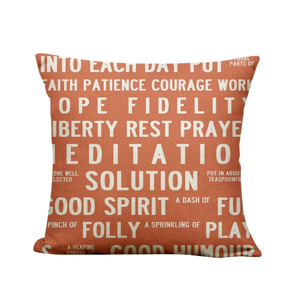 Простые Модные чехлы для подушек диван кафе наволочка домашний декор квадратные