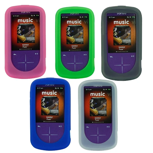 Для Sansa Fuze Plus чехол силиконовый гелевый Чехол Walkman Mp3 плеер резиновый s сумка