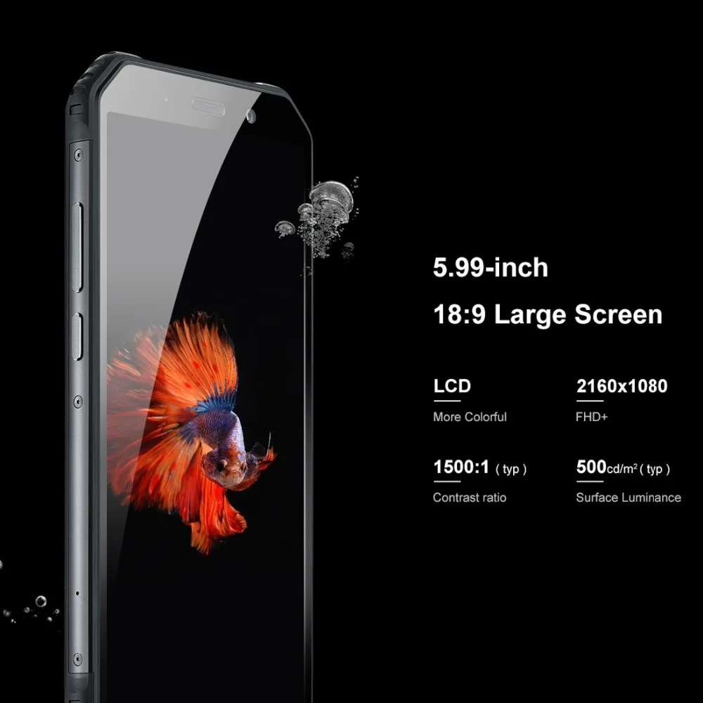 AGM A9 IP68 Водонепроницаемый телефон 5,99 дюймов HD 4 ГБ/6 Гб ram 32 ГБ/64 Гб rom восьмиядерный смартфон Snapdragon 450 5400 мАч NFC сотовый телефон