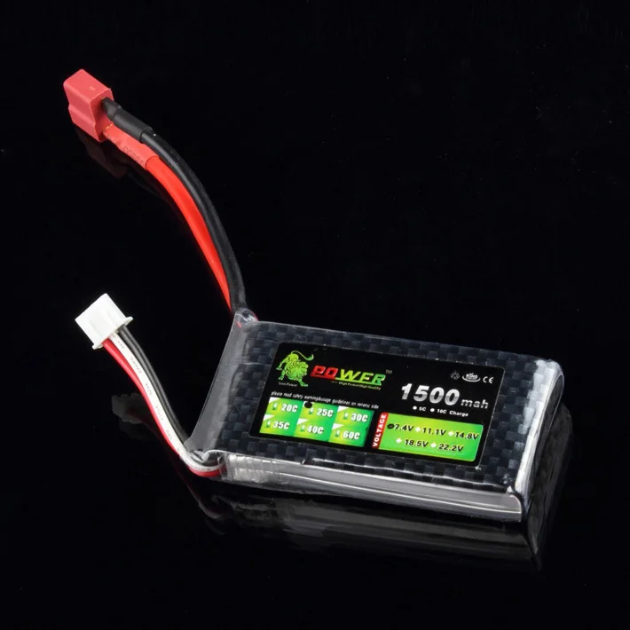 1 шт. Львиная сила липо 2 S 7 4 В 1500 мАч 25C Max 35C быстрой зарядки RC Lipo батарея для