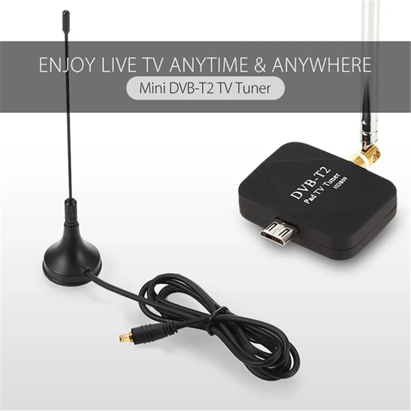 Portable USB DVB-T/T2 TV Tuner Stick Dongle Receiver for Android Smartphone | Электроника
