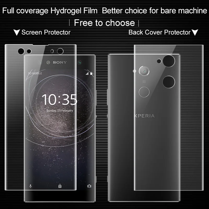 IMAK защитное покрытие для переднего и заднего экрана sony Xperia XA2 ультра полное