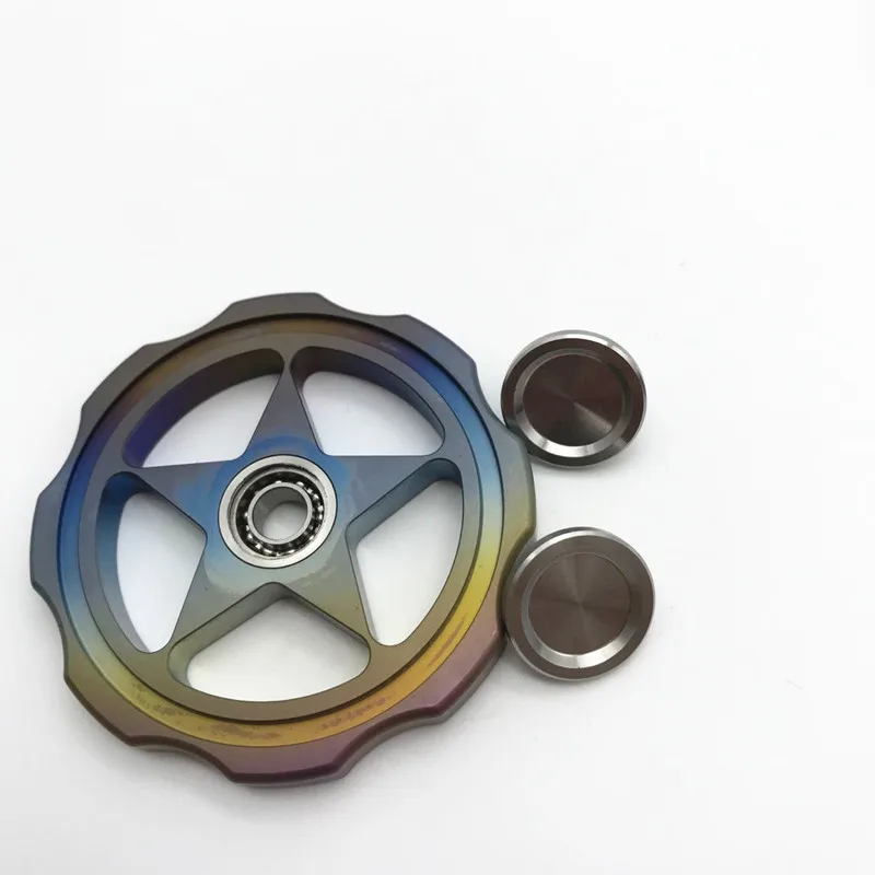 H1146 TC4 titanium сплав Спиннер взрослых высокого класса декомпрессии гироскоп EDC маленькие игрушки