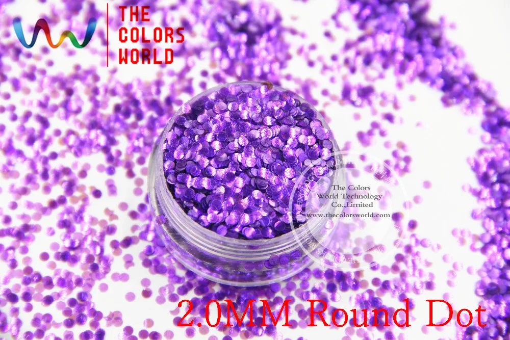 TCR46 американская фантазия Радужная темно-фиолетовая блестящая пыль круглая