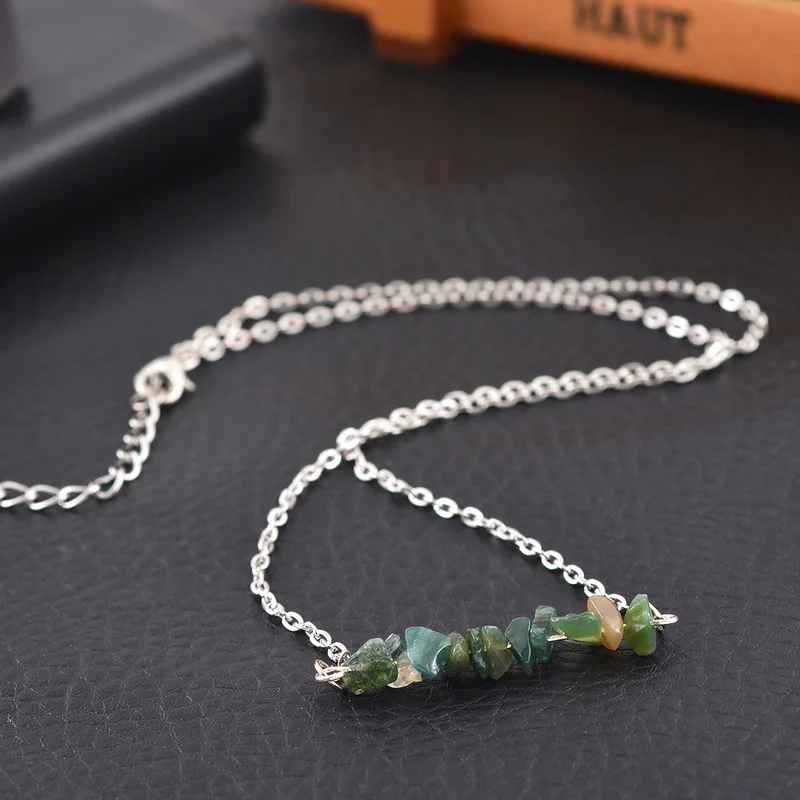 Уникальное ожерелье ручной работы с натуральным камнем для женщин и мужчин Unqiue