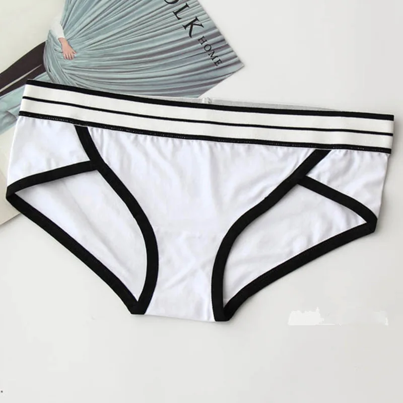 Женские хлопковые трусы с буквенным принтом женское нижнее белье боксеры для