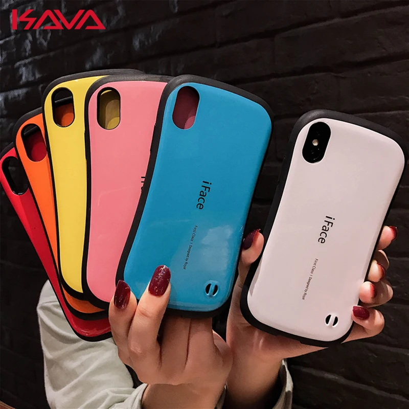 Япония tide бренд iFace противоударный чехол для iphone X XS MAX XR ТПУ Силиконовые чехлы 10 8 7