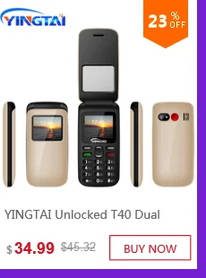 Флип-телефон YINGTAI T15A разблокированный SOS телефон для пожилых беспроводной FM 1,77 дюймов MTK6261D GSM MP3 мобильный телефон дешевый мобильный телефон