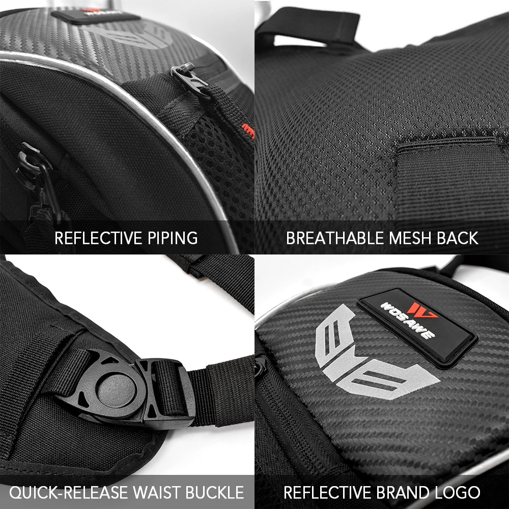 Многофункциональная Светоотражающая мотоциклетная сумка на бедра повседневный