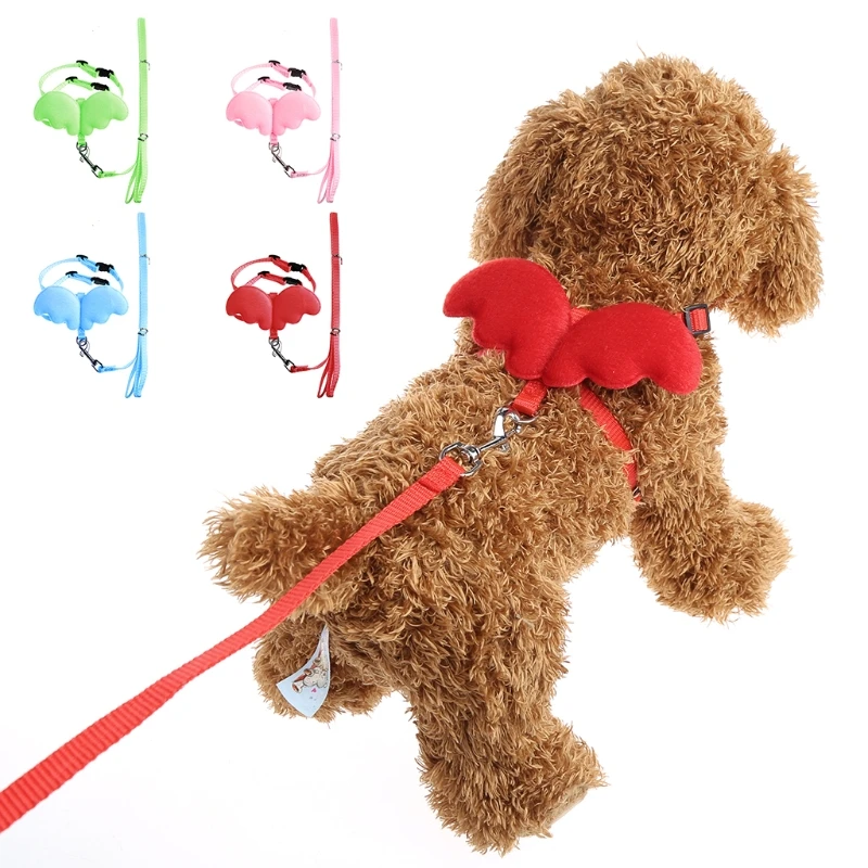 Нейлоновый милый регулируемый поводок для домашних животных|harness leash|leash leadpig