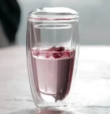 Кружка для чая 350/450 мл ручная питейная посуда кружки Двухслойное стекло чаепития