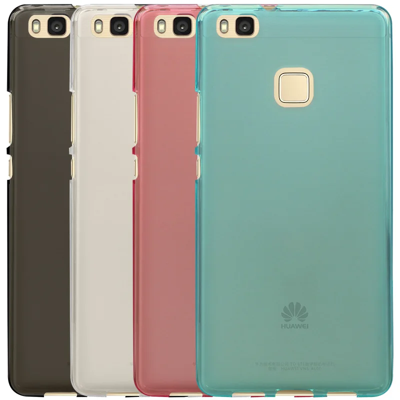 Для Huawei P9 Lite чехол 4 вида цветов матовый из ТПУ мягкий для телефона P9lite задняя
