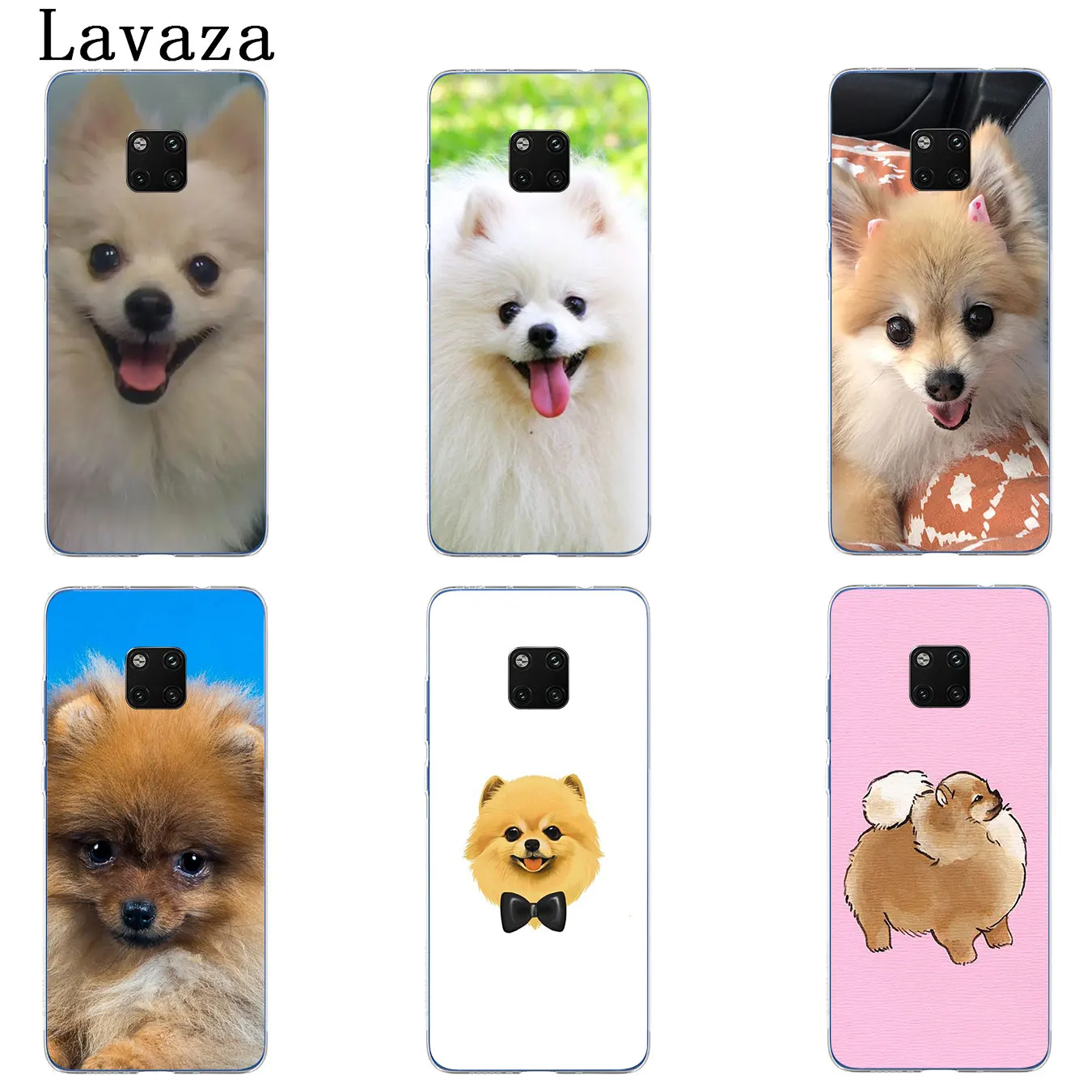 Lavaza Pomeranian dog Hard Phone Case for Huawei Mate 30 20 Pro 10 Lite Y6 Prime Nova 5I 4 3i 3 2i 2 Cover | Мобильные телефоны и