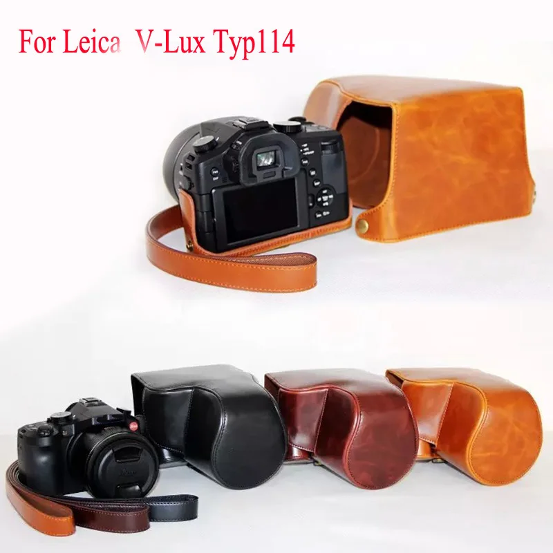 Высокое качество PU кожаный чехол микро одна камера сумка для Leica V LUX Typ114 с