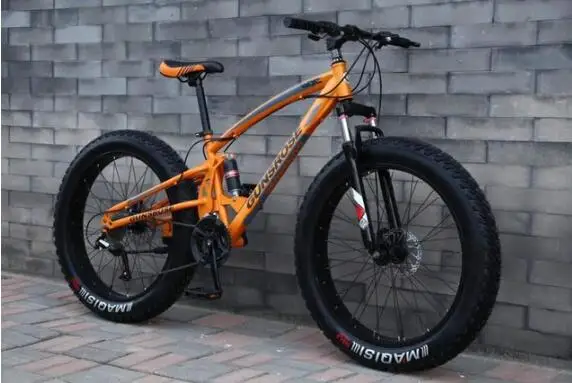 Велосипед для пляжа MTB колеса 26*4 0 дисковый тормоз велосипед снега 27 скоростей